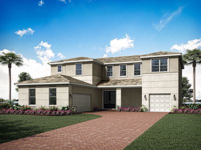 New construction Single-Family house 10711 Sw Vineyard Dr, Port Saint Lucie, FL 34987 Palacio- photo 0