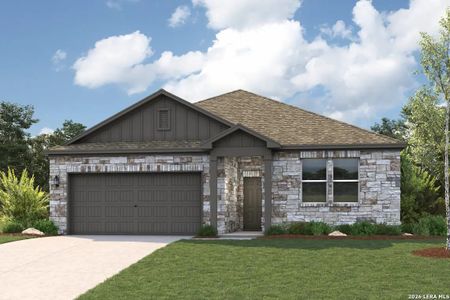 New construction Single-Family house 8345 Rocket Vw, San Antonio, TX 78263 plan Guenther - 2013 - image