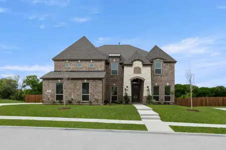 New construction Single-Family house 411 S Hidden Lakes Dr, DeSoto, TX 75115 plan Hillcrest 2FS (w/Media) - image