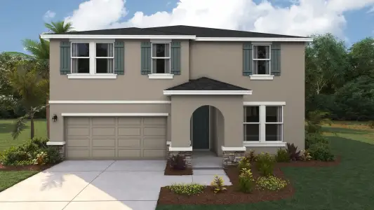 New construction Single-Family house 8815 Bahama Mia Ln, Parrish, FL 34219 plan Hemingway - image