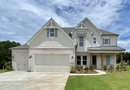 New construction Single-Family house 679 Crest Line Trl, Powder Springs, GA 30127 The Chatham- photo 0