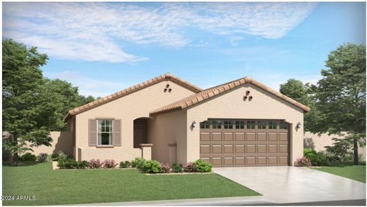 New construction Single-Family house 2757 E Trail Blazer Drive, San Tan Valley, AZ 85140 Bisbee Plan 3565- photo 0