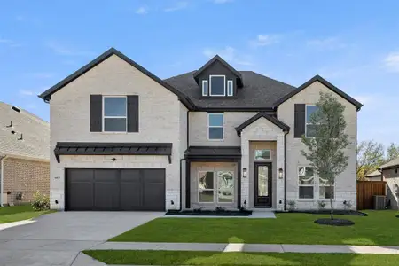 New construction Single-Family house 14032 Alfafar Ct, Little Elm, TX 75068 plan Hillcrest 2F (w/Media) - image