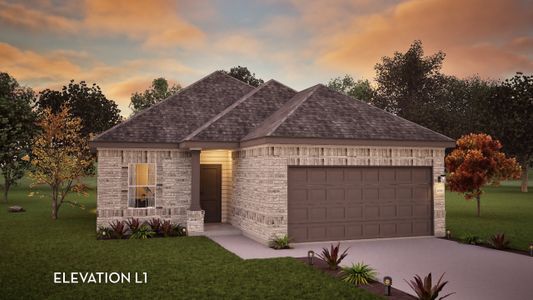 New construction Single-Family house 415 S Hemingway Lp, Liberty Hill, TX 78642 plan Comal - image