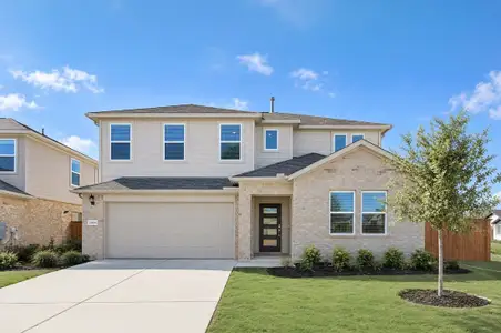 New construction Single-Family house 15424 Welsh Mills Dr, Pflugerville, TX 78660 plan Warbler - image