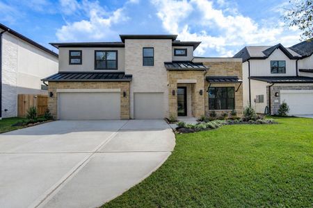 New construction Single-Family house 1504 Story St, Houston, TX 77055 plan The Aruba - image