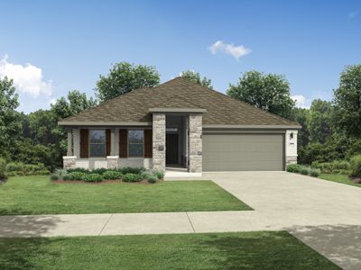 New construction Single-Family house 119 Malibu Bnd, Hutto, TX 78634 plan Nueces - image