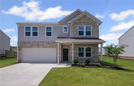 New construction Single-Family house 629 Vidalia Park Wy, Mcdonough, GA 30252 Hampton- photo 0