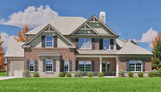 New construction Single-Family house 616 Shepherds Xing, Oxford, GA 30054 plan (GA) Cooper B.3 3 Side Entry - image