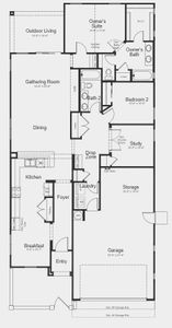 New construction Single-Family house 17700 W Star Point Dr, Goodyear, AZ 85338 plan Lily - image