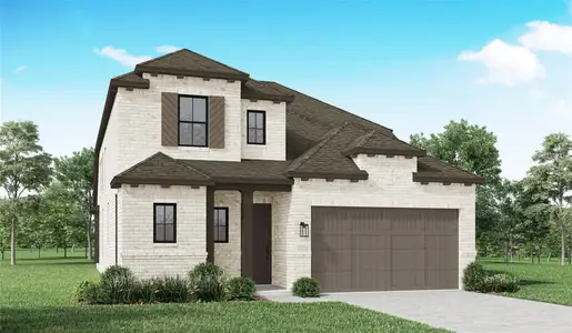 New construction Single-Family house 150 High Rock Pass, Kyle, TX 78640 plan McLaren - image