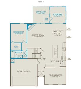 New construction Single-Family house 6124 Marigold Wy, Atlanta, GA 30349 plan Mitchell - image
