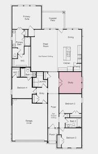 Structural options added include: Study and raised ceiling at foyer and gathe