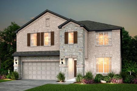 New construction Single-Family house 12017 Bacalar Bnd, Manor, TX 78653 The Sweetwater - photo 0