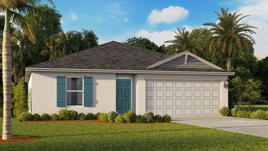 New construction Single-Family house 3462 Nw 3Rd St, Okeechobee, FL 34972 plan Freeport II - image