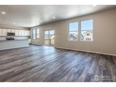 EXAMPLE PHOTO: LIVING ROOM, DINING ROOM AND KITCHEN