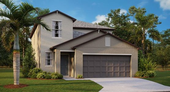 New construction Single-Family house 13617 Newbridge St, Spring Hill, FL 34609 Columbia- photo 0