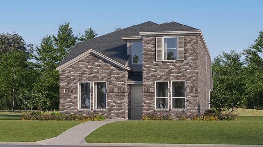 New construction Single-Family house 17720 Spotted Towhee Dr, Unit 2, Pflugerville, TX 78660 plan Luna - image