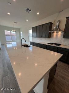 Lot 66- Countertop range hood and cookto