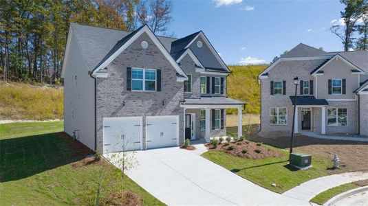 New construction Single-Family house 1721 Lacebark Elm Way, Lawrenceville, GA 30045 Fleetwood- photo 0