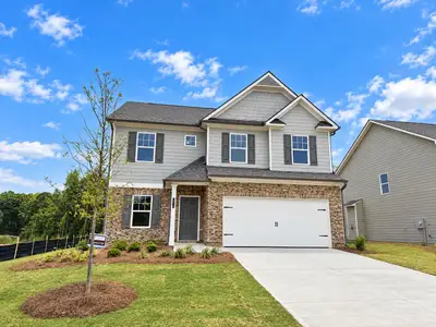 New construction Single-Family house 4218 Ravendale St, Flowery Branch, GA 30542 plan Turnbridge - image