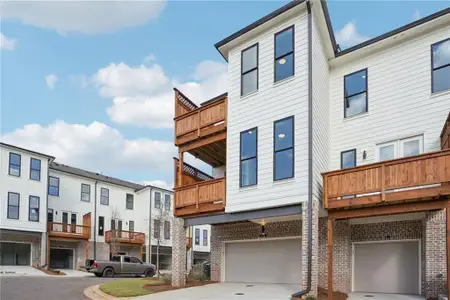 New construction Townhouse house 113 Iveybrooke Ln, Unit 61, Alpharetta, GA 30009 plan The Benton I - image