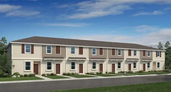 New construction Townhouse house 3060 Skyline Lp, Kissimmee, FL 34758 Ivy- photo 0