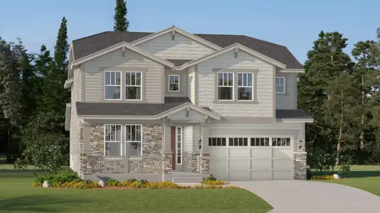 New construction Single-Family house 10891 Tundra Top Dr, Parker, CO 80134 plan Chelton - image