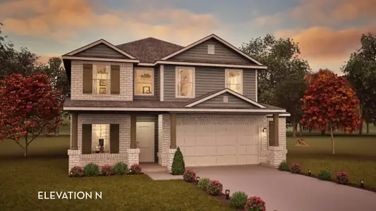 New construction Single-Family house 208 Quail Convey Dr, Jarrell, TX 76537 plan Trinity - image