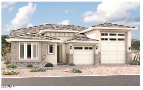 New construction Single-Family house 13784 W Morning Vista Dr, Peoria, AZ 85383 - image