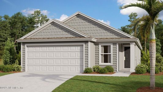 New construction Single-Family house 12764 Rubber Fig Ter, Jacksonville, FL 32218 BERKELEY- photo 0