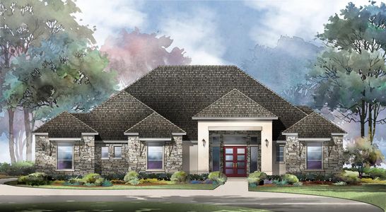 New construction Single-Family house 140 Western Justice, Boerne, TX 78006 plan Pease - image