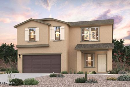 New construction Single-Family house 310 W Sonoran Vista Cir, Coolidge, AZ 85128 plan Troon - image