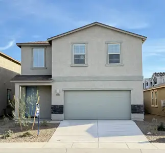 New construction Single-Family house 10285 W Sumullen St, Marana, AZ 85653 plan Columbus - image