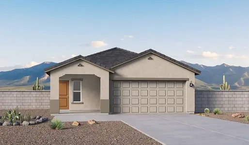 New construction Single-Family house 8890 S Gambelia Ln, Vail, AZ 85641 plan Caroline - Y30C - image