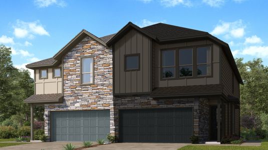 New construction Multi-Family house 12686 Blue Catfish Ln, Cypress, TX 77433 plan Patton Il - image
