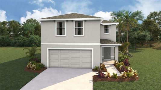 New construction Single-Family house 3091 Evenmore Wy, Wildwood, FL 34785 plan Elston - image