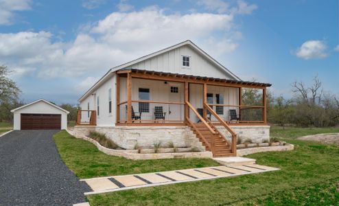 New construction Single-Family house 142 N Steel Creek Crst Hwy, Center Point, TX 78010 - image