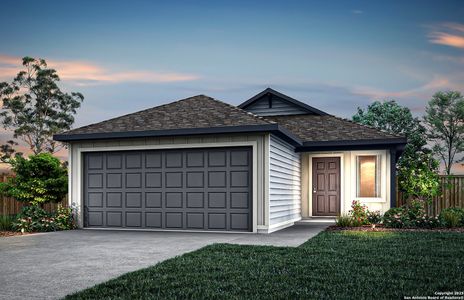 New construction Single-Family house 308 Lazyglade Ln, Seguin, TX 78155 plan Livingston - image