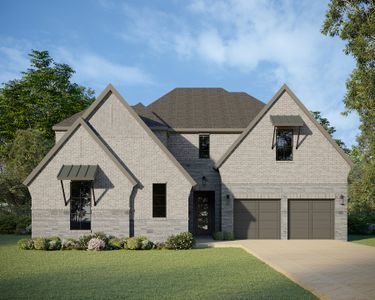 Plan 609 Elevation G with Stone