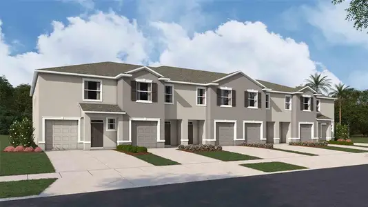 New construction Townhouse house 31119 Paper Birch St, Wesley Chapel, FL 33545 - image