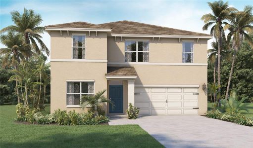 New construction Single-Family house 3872 Rory Oak Circle, Apopka, FL 32703 The Stamford- photo 0