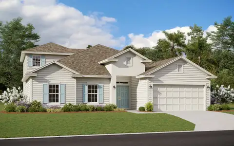 New construction Single-Family house 96112 Pirates Bluff Rd, Yulee, FL 32097 Fleming II w/ Bonus- photo 0