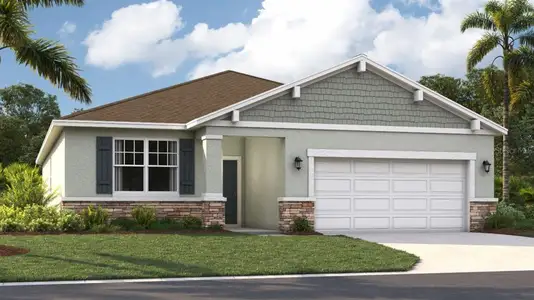 New construction Single-Family house 890 Pebble Crest Ln, Eagle Lake, FL 33839 plan The Seaton - image