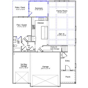 New construction Single-Family house 1310 Dockyard Ln, Inman, SC 29349 plan Saluda II - image