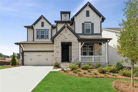 New construction Single-Family house 251 Wild Ginger Bnd, Woodstock, GA 30188 plan The Emilia - image