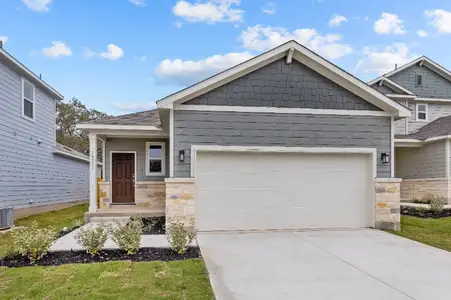 New construction Single-Family house 9907 Chavaneaux Lndg, San Antonio, TX 78221 plan Easton - 1388 - image