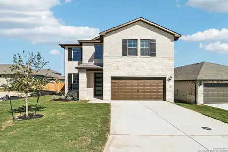 New construction Single-Family house 128 Perciful Ave, Cibolo, TX 78108 plan The Medina (3011) - image