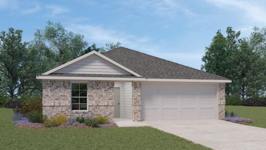 New construction Single-Family house 20233 Hickenlooper Way, Manor, TX 78653 The Harris- photo 0