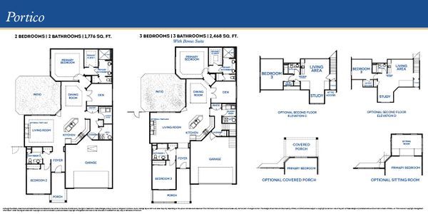 New construction Single-Family house 1322 Hidden Oaks Dr, Tomball, TX 77375 plan Portico - image 3